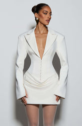 Susie Mini Dress - Ivory Ryvelle