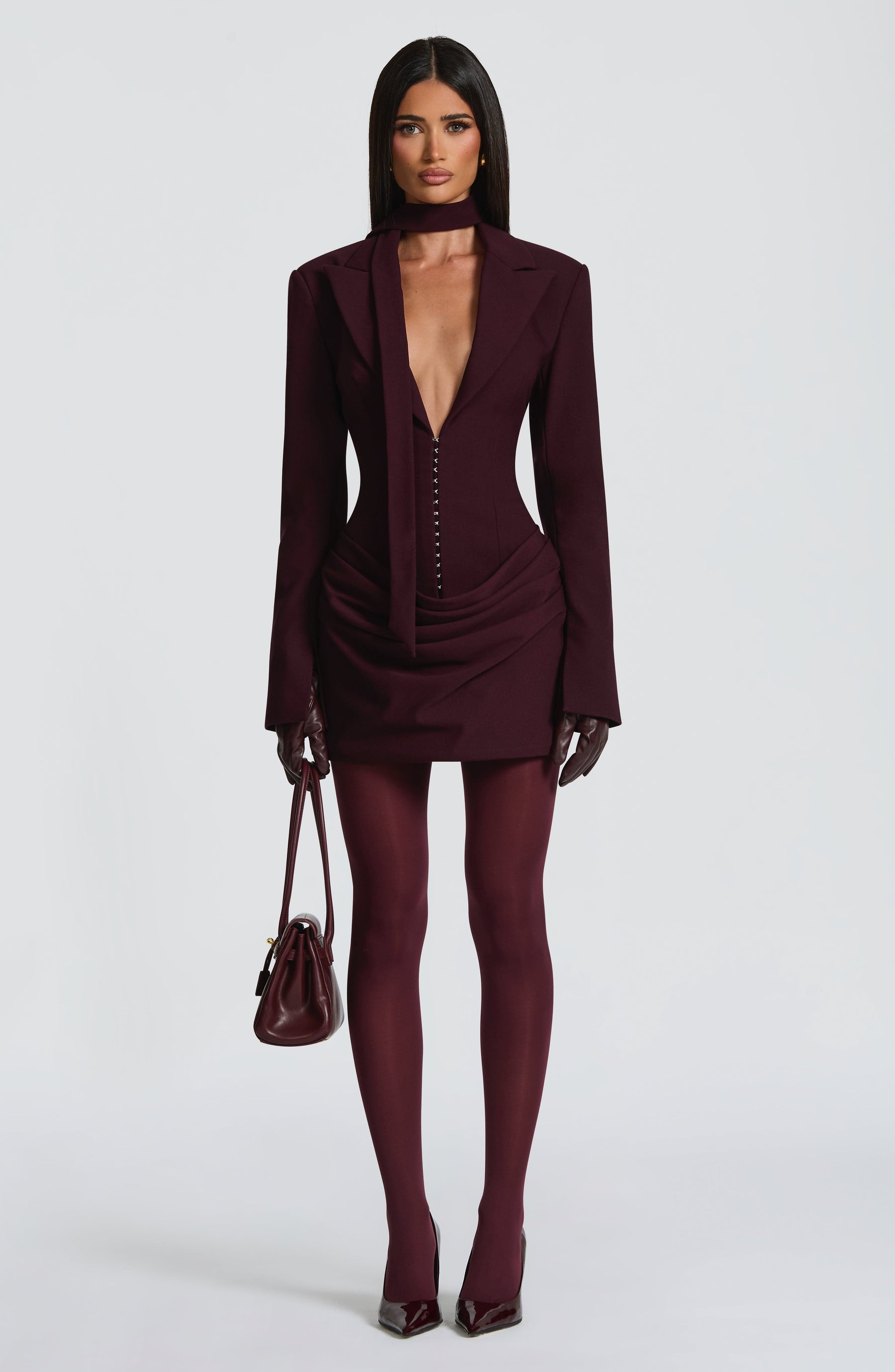Susie Mini Dress - Plum Ryvelle