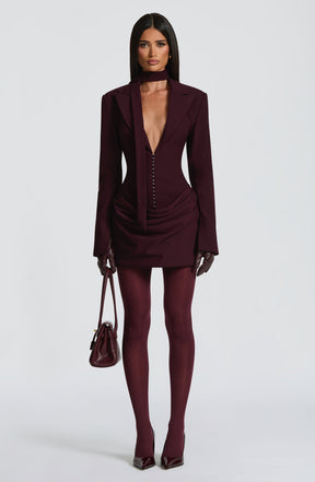 Susie Mini Dress - Plum Ryvelle