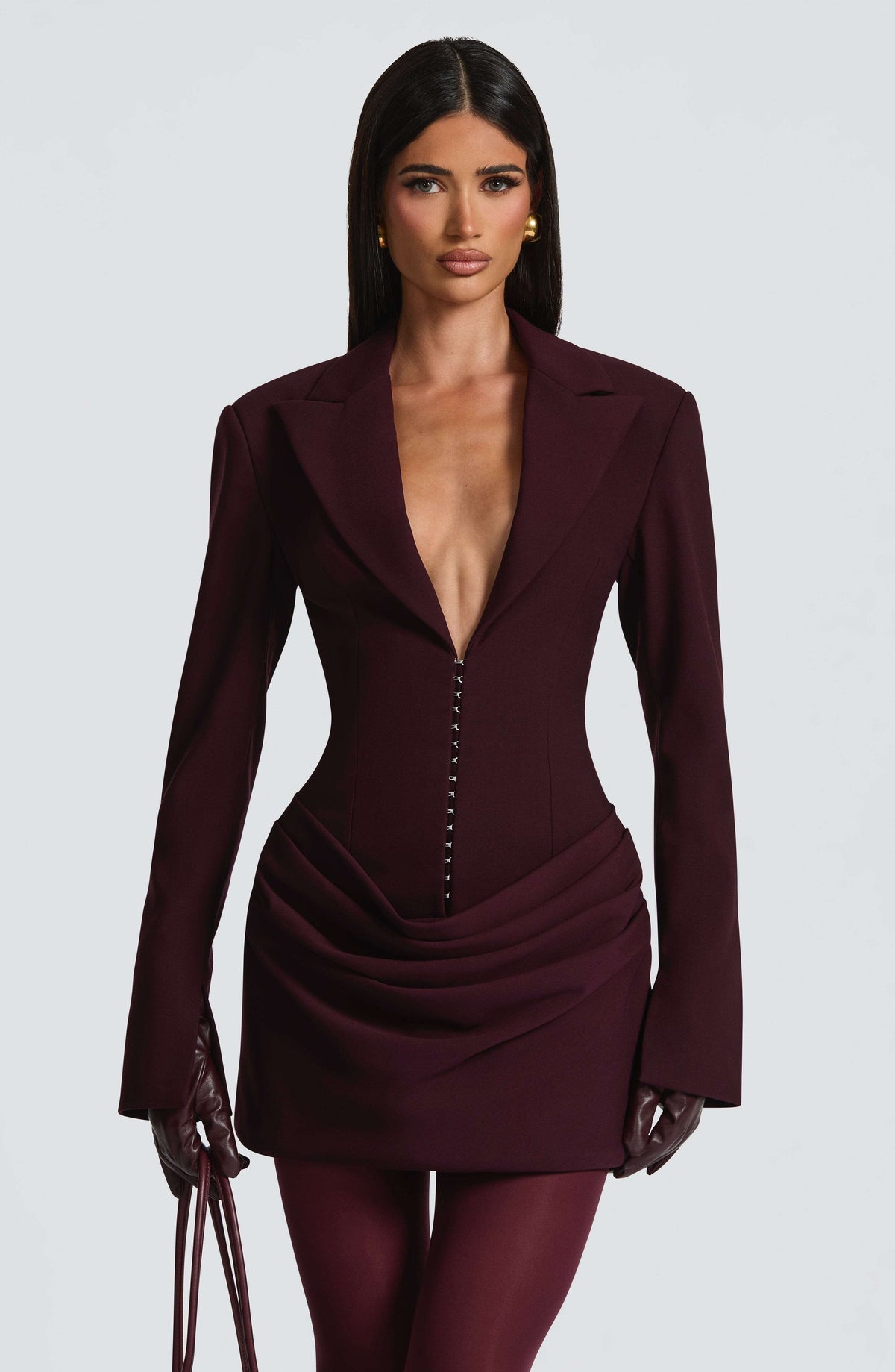 Susie Mini Dress - Plum Ryvelle