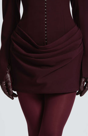 Susie Mini Dress - Plum Ryvelle