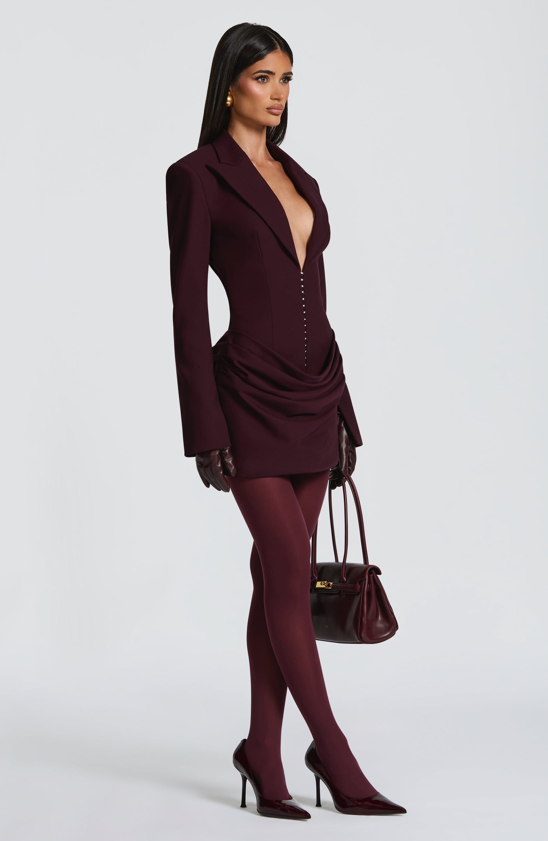 Susie Mini Dress - Plum Ryvelle