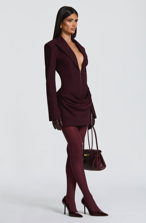 Susie Mini Dress - Plum Ryvelle