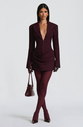 Susie Mini Dress - Plum Ryvelle