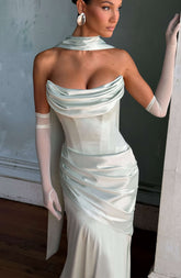 Sybil Scarf - Mint Ryvelle