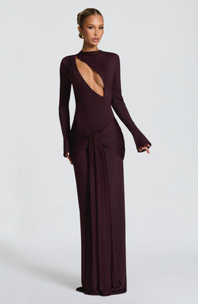 Tahnee Maxi Dress - Plum Ryvelle