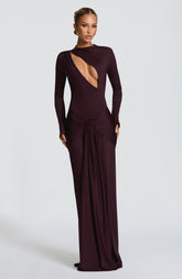 Tahnee Maxi Dress - Plum Ryvelle