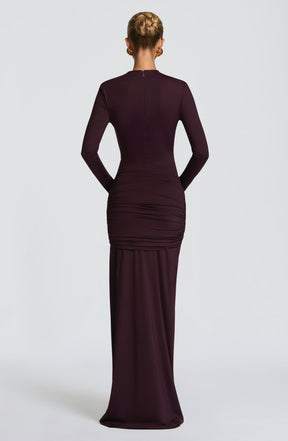 Tahnee Maxi Dress - Plum Ryvelle