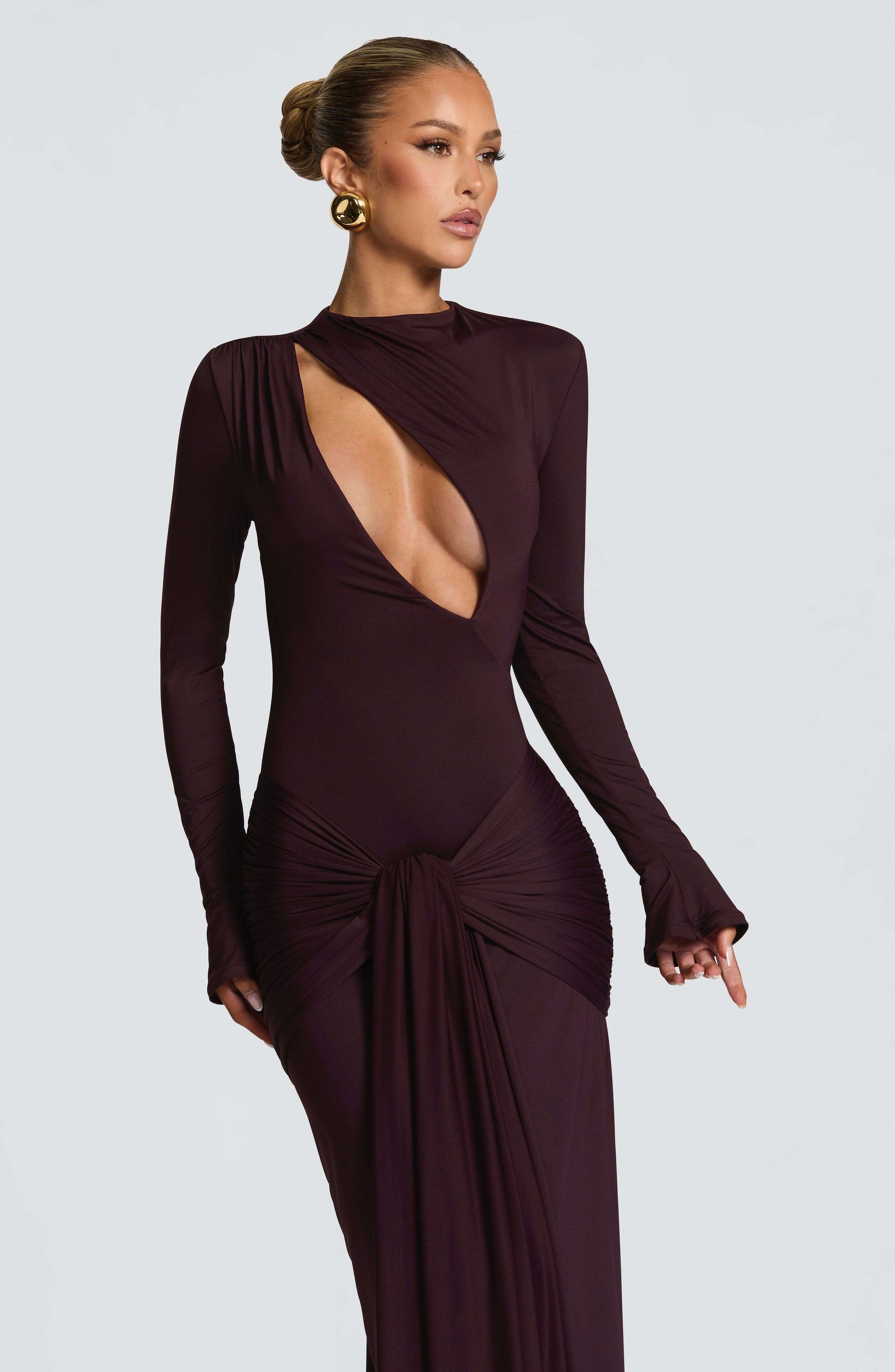 Tahnee Maxi Dress - Plum Ryvelle