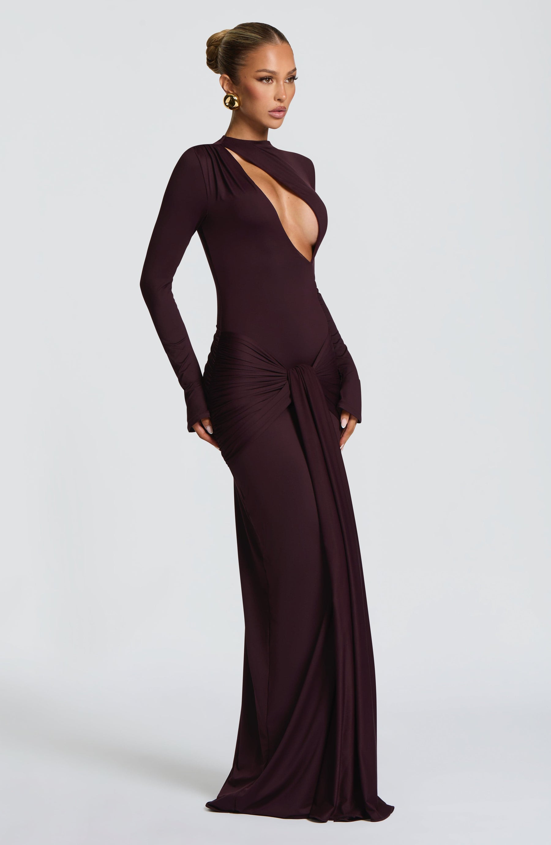 Tahnee Maxi Dress - Plum Ryvelle