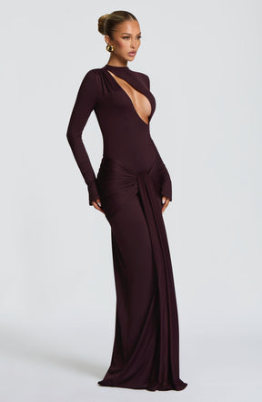 Tahnee Maxi Dress - Plum Ryvelle