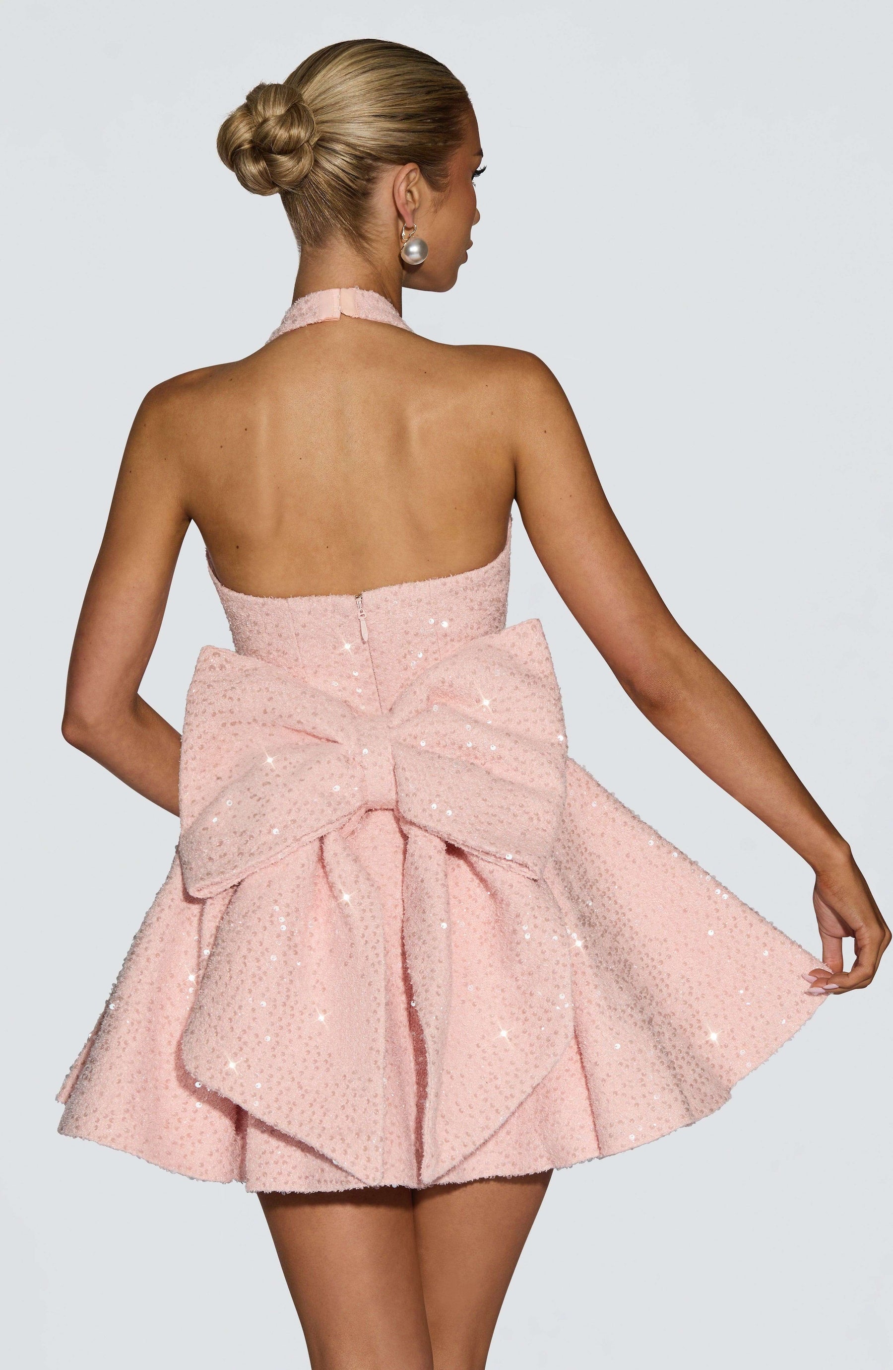 Talara Mini Dress - Blush Ryvelle