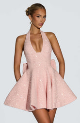 Talara Mini Dress - Blush Ryvelle