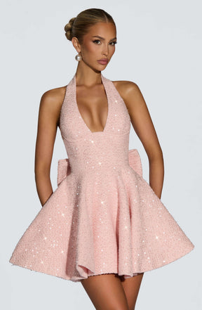 Talara Mini Dress - Blush Ryvelle
