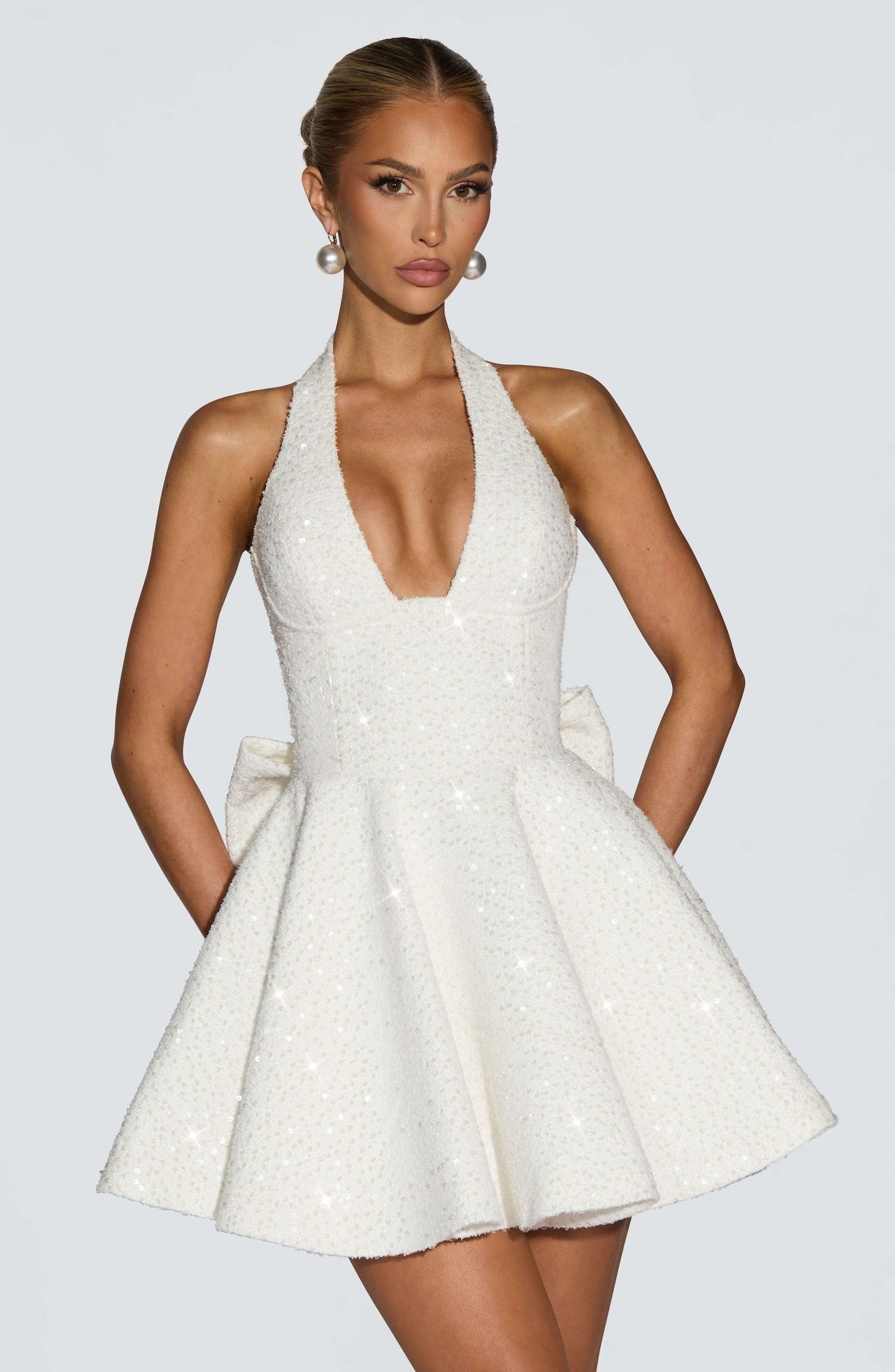 Talara Mini Dress - Ivory Ryvelle