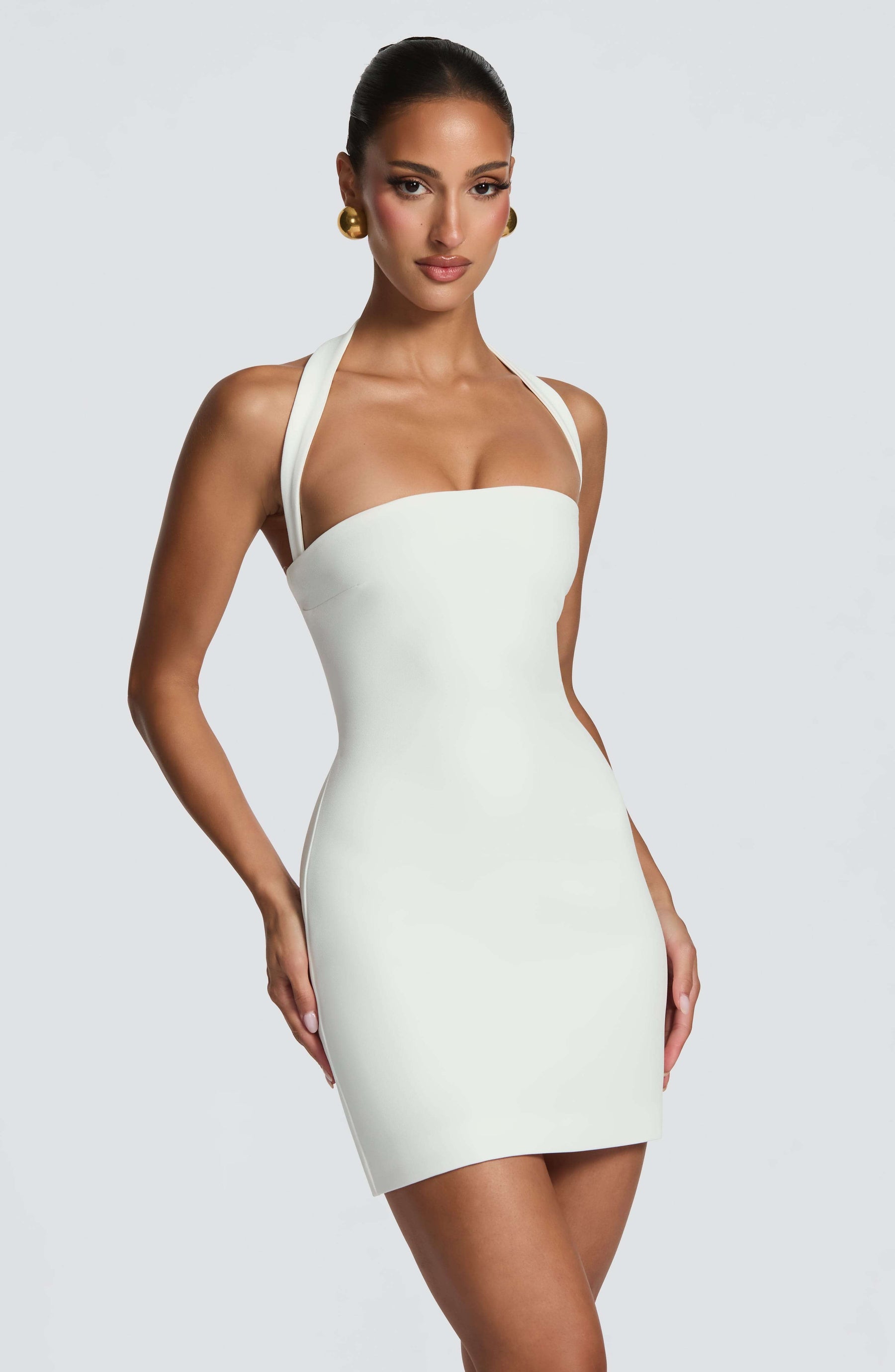 Tamsin Mini Dress - Ivory Ryvelle