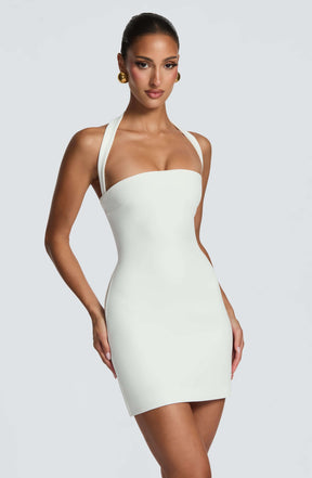 Tamsin Mini Dress - Ivory Ryvelle