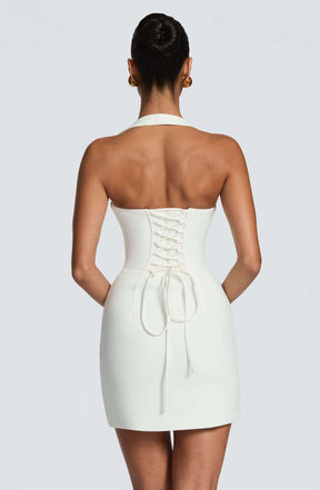 Tamsin Mini Dress - Ivory Ryvelle