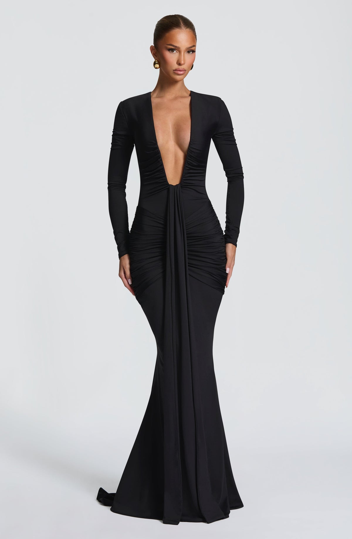 Tara Maxi Dress - Black Ryvelle