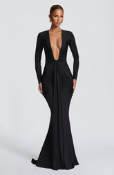 Tara Maxi Dress - Black Ryvelle