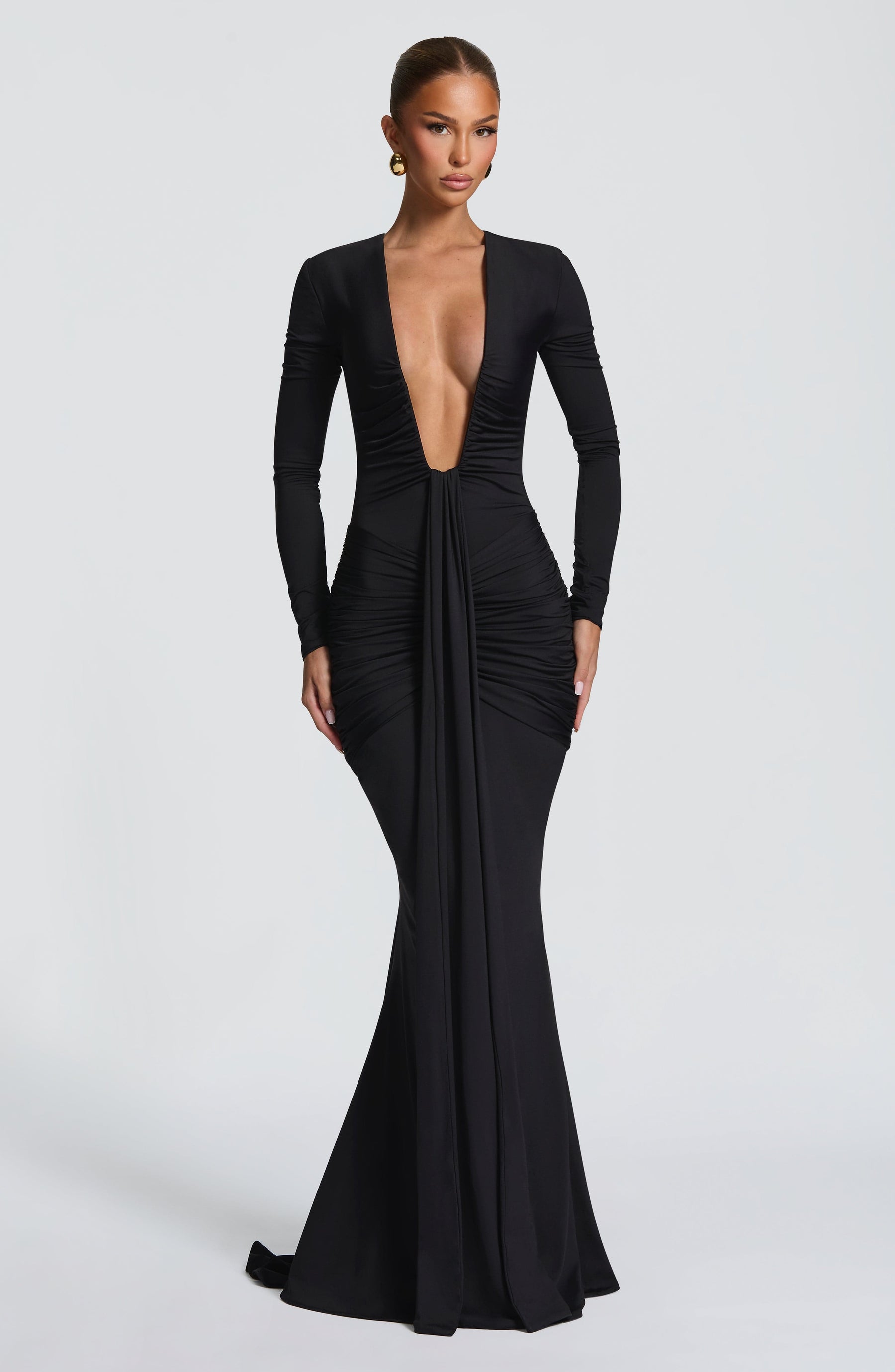 Tara Maxi Dress - Black Ryvelle