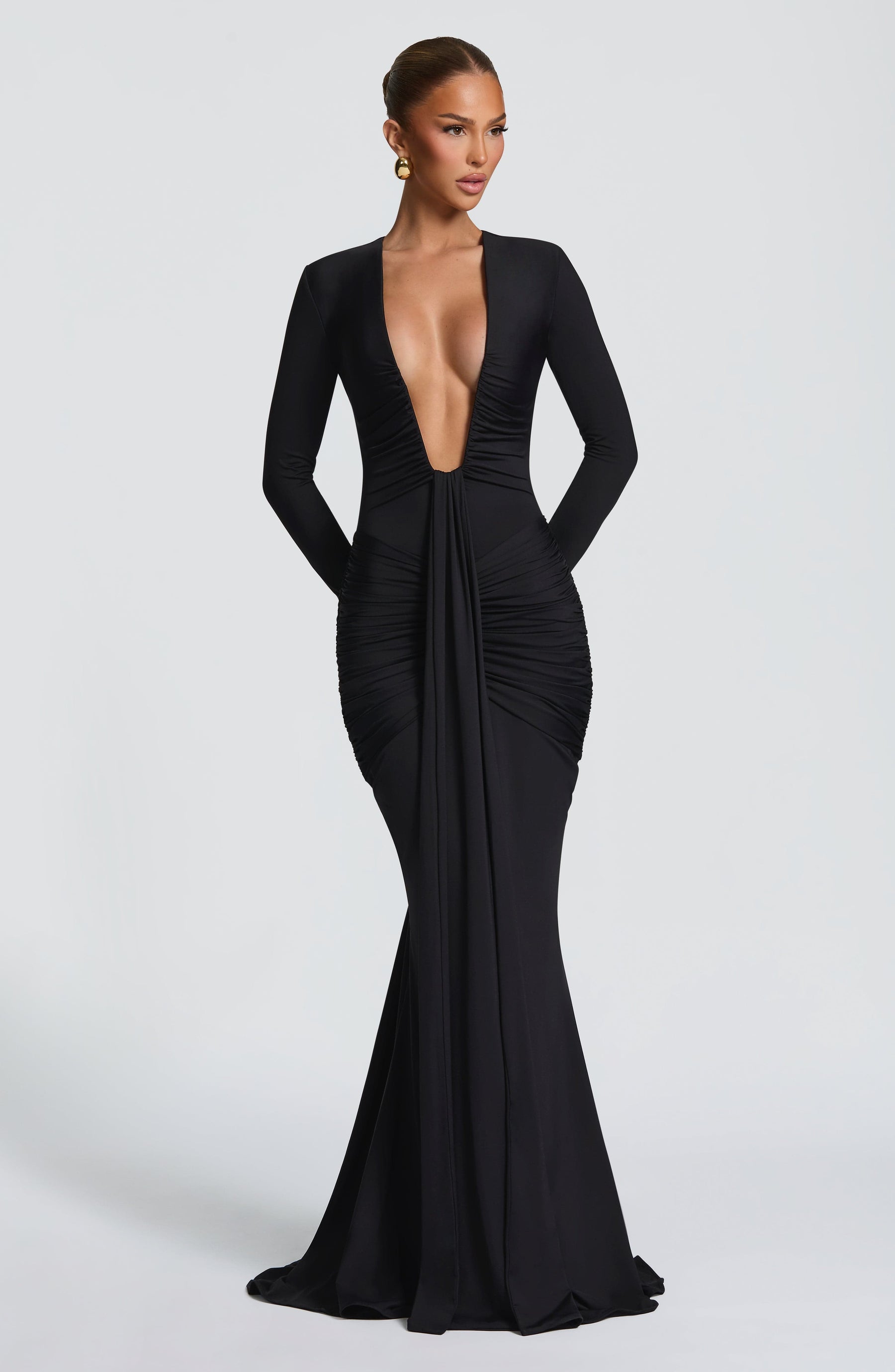 Tara Maxi Dress - Black Ryvelle