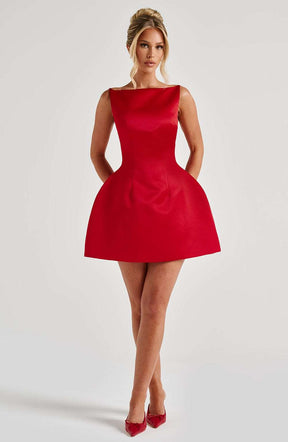 Tate Mini Dress - Red Ryvelle