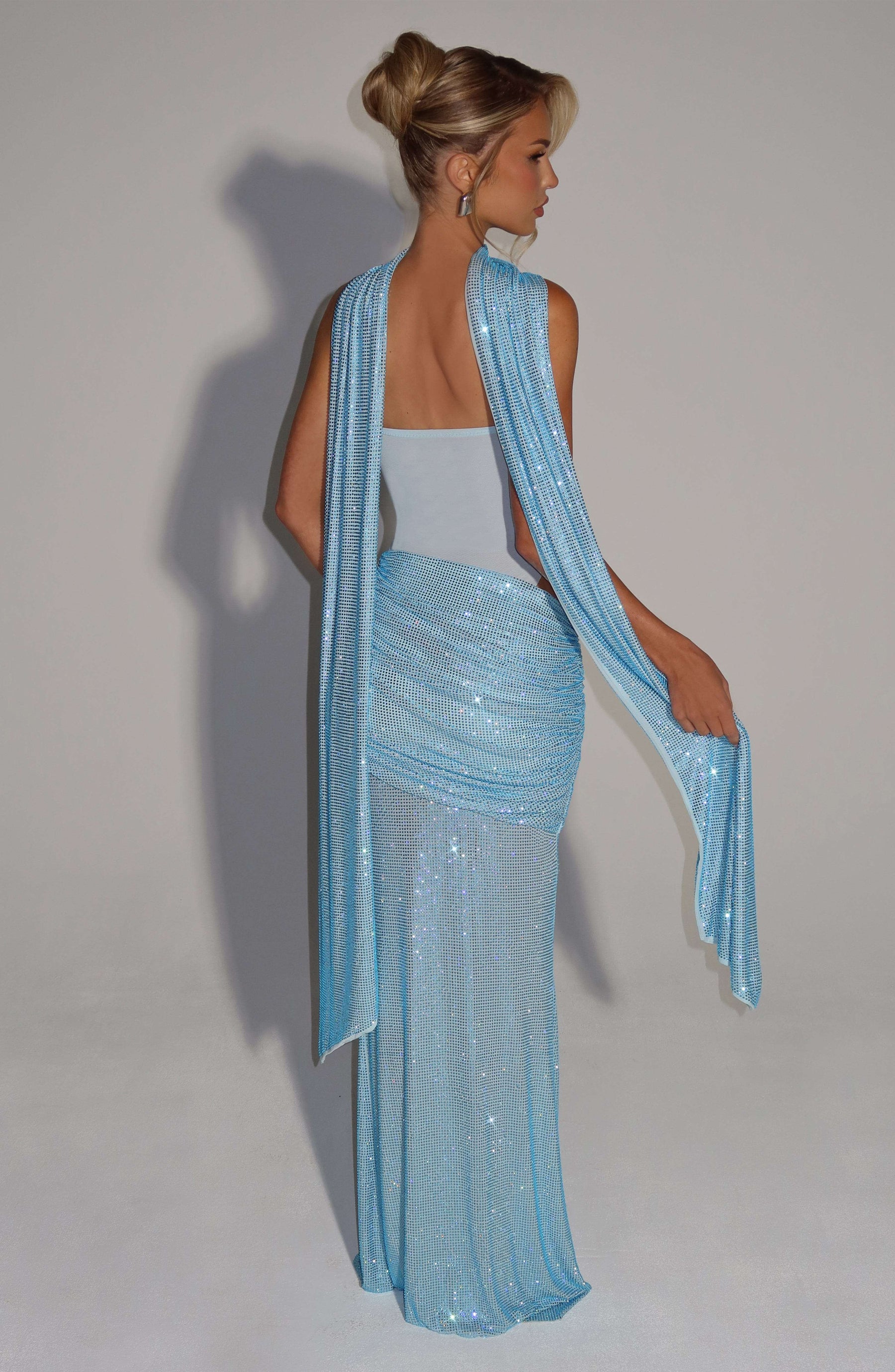 Tavia Scarf - Aqua Ryvelle