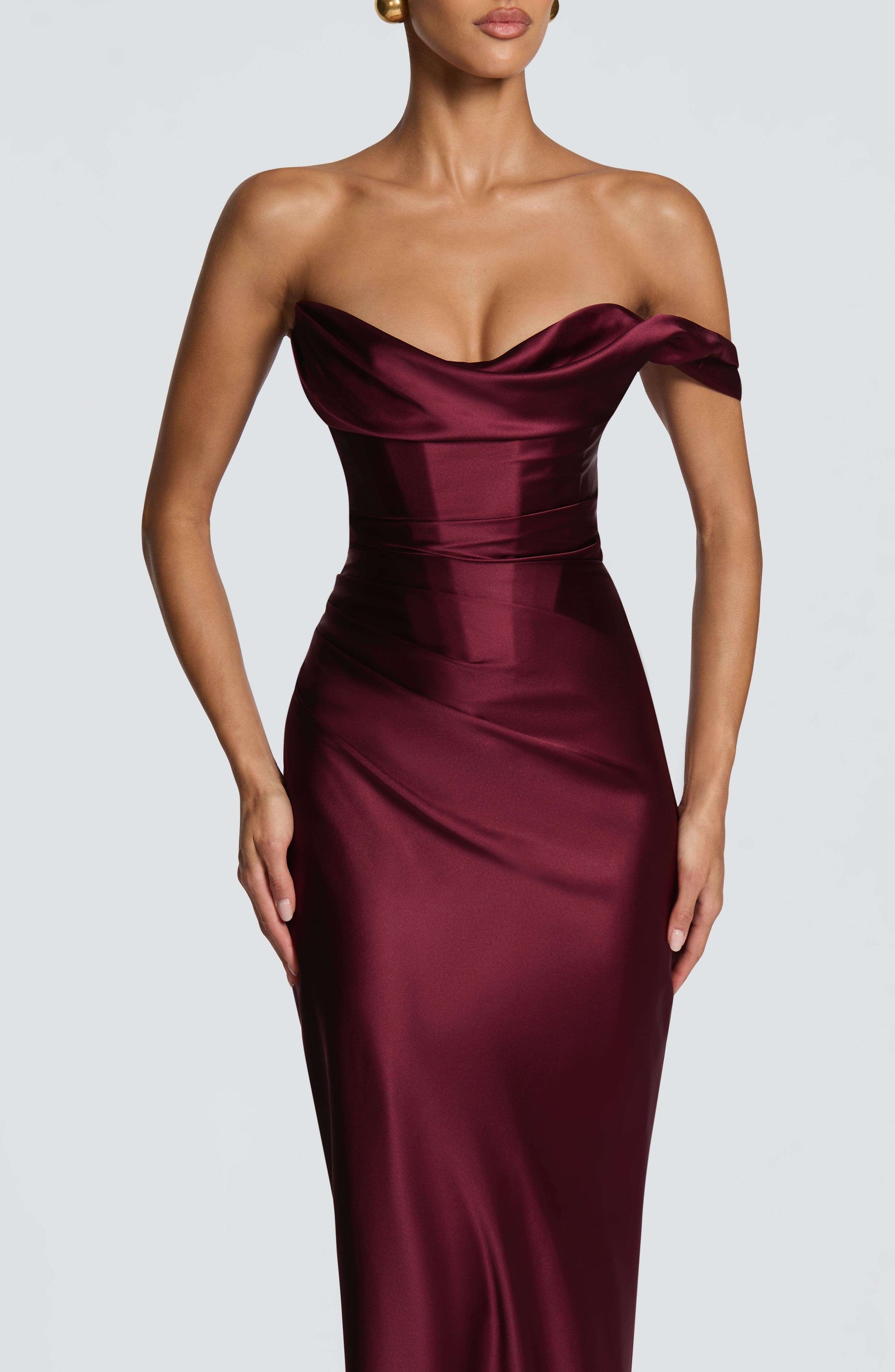 Thalassa Maxi Dress - Cherry Lacquer Ryvelle