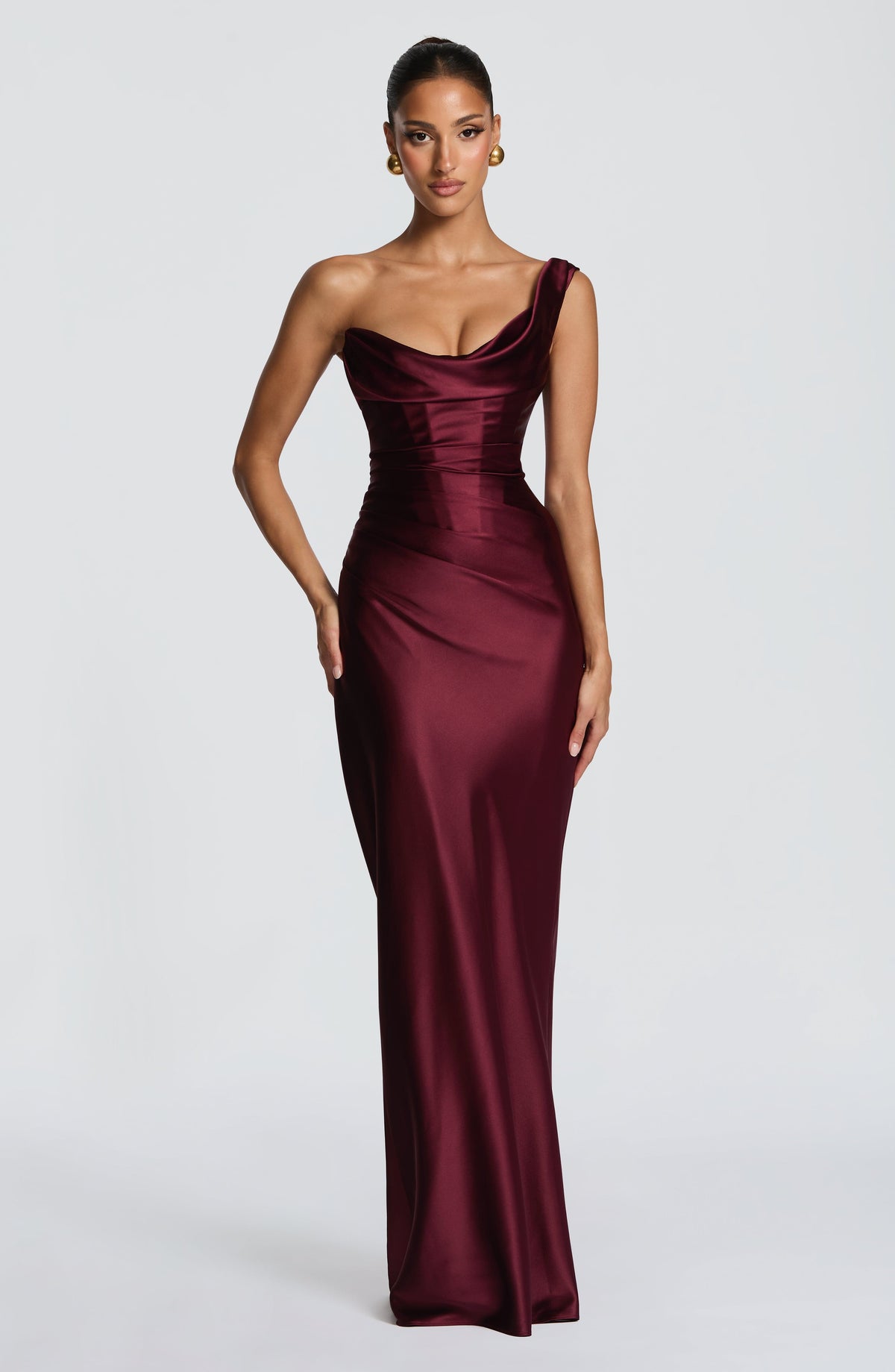 Thalassa Maxi Dress - Cherry Lacquer Ryvelle