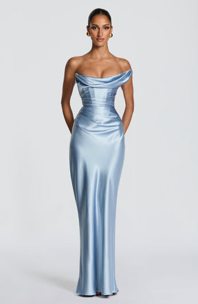 Thalassa Maxi Dress - Glacier Blue Ryvelle