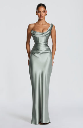 Robe longue Thalassa - Sauge