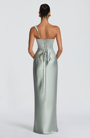 Robe longue Thalassa - Sauge