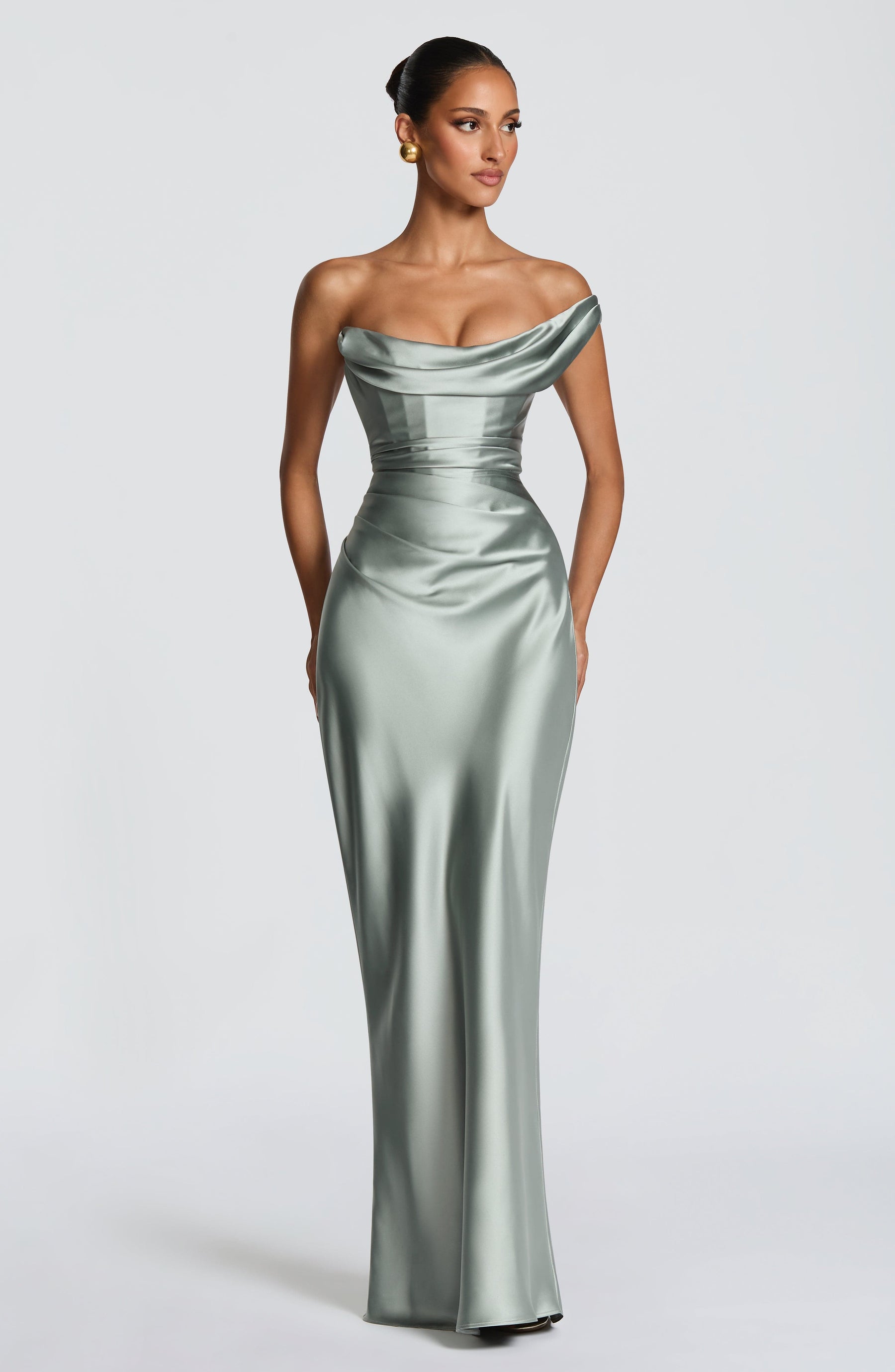 Robe longue Thalassa - Sauge