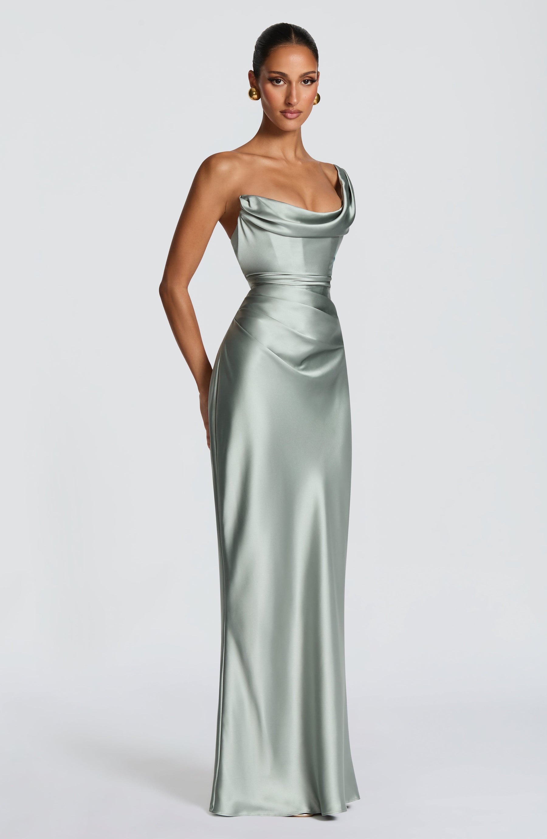 Robe longue Thalassa - Sauge