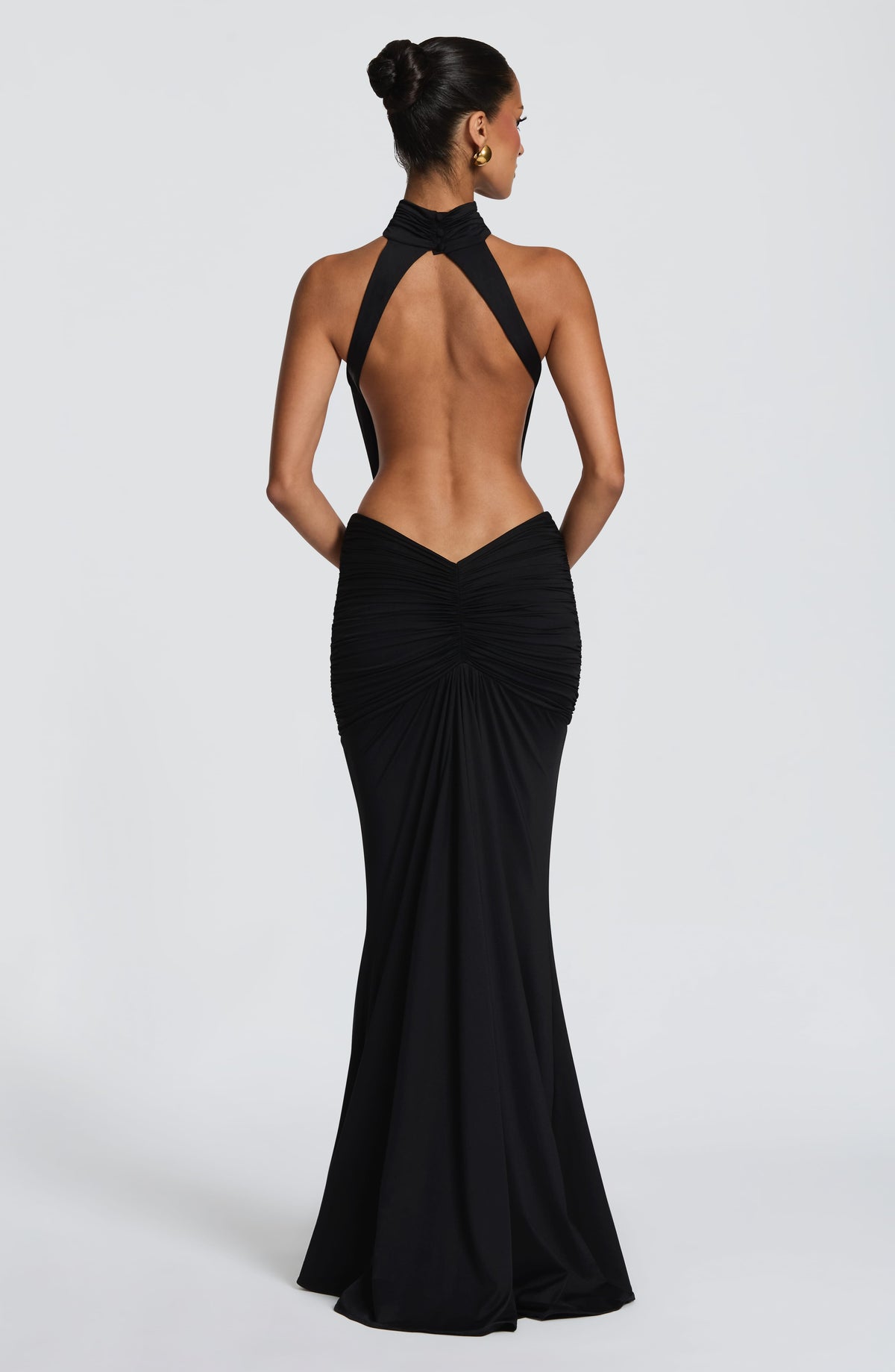 Thekla Maxi Dress - Black Ryvelle