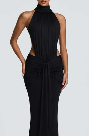 Thekla Maxi Dress - Black Ryvelle