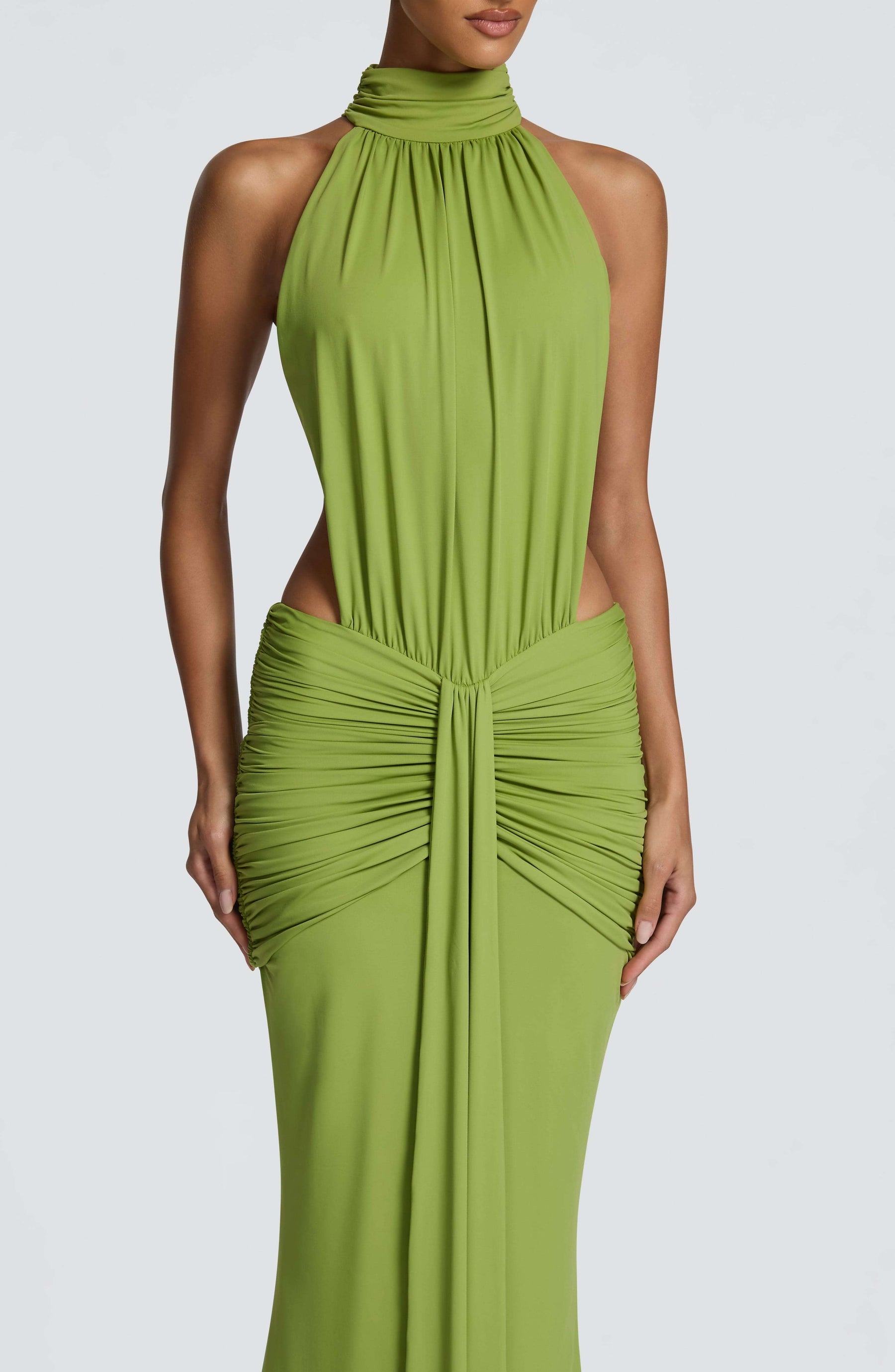 Thekla Maxi Dress - Olive Ryvelle
