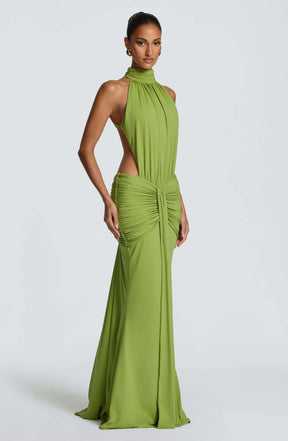 Thekla Maxi Dress - Olive Ryvelle