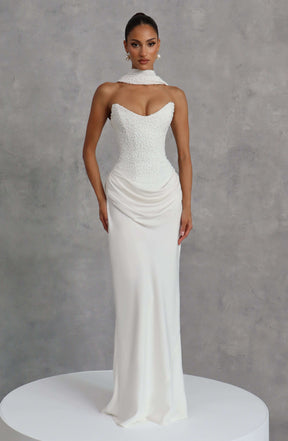 Tindra Maxi Dress - Ivory Ryvelle