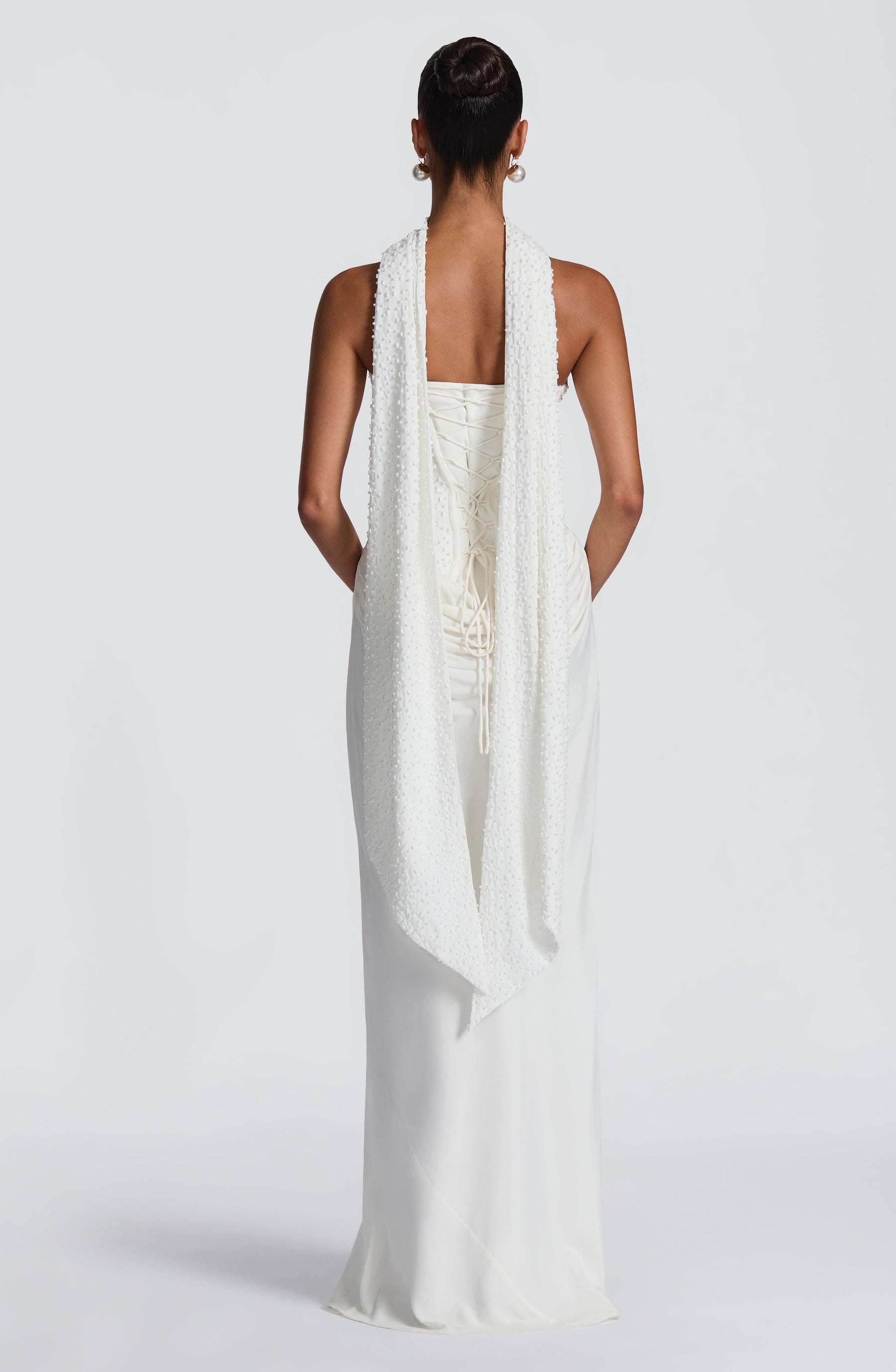 Tindra Maxi Dress - Ivory Ryvelle