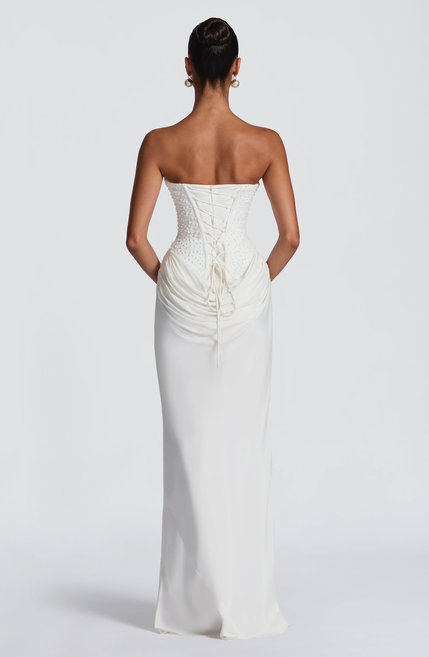 Tindra Maxi Dress - Ivory Ryvelle