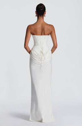 Tindra Maxi Dress - Ivory Ryvelle