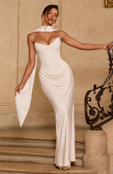 Tindra Maxi Dress - Ivory Ryvelle