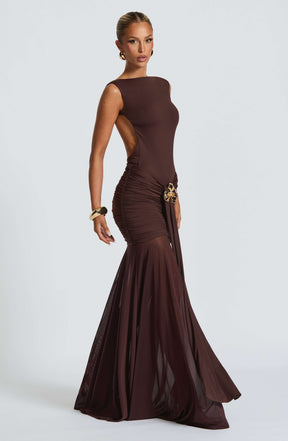 Tori Bodysuit - Plum Brown Ryvelle