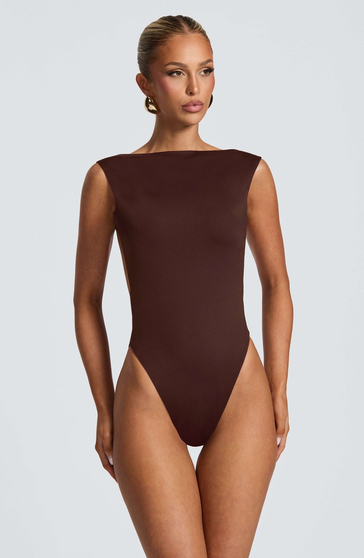 Tori Bodysuit - Plum Brown Ryvelle