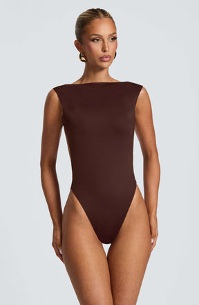 Tori Bodysuit - Plum Brown Ryvelle