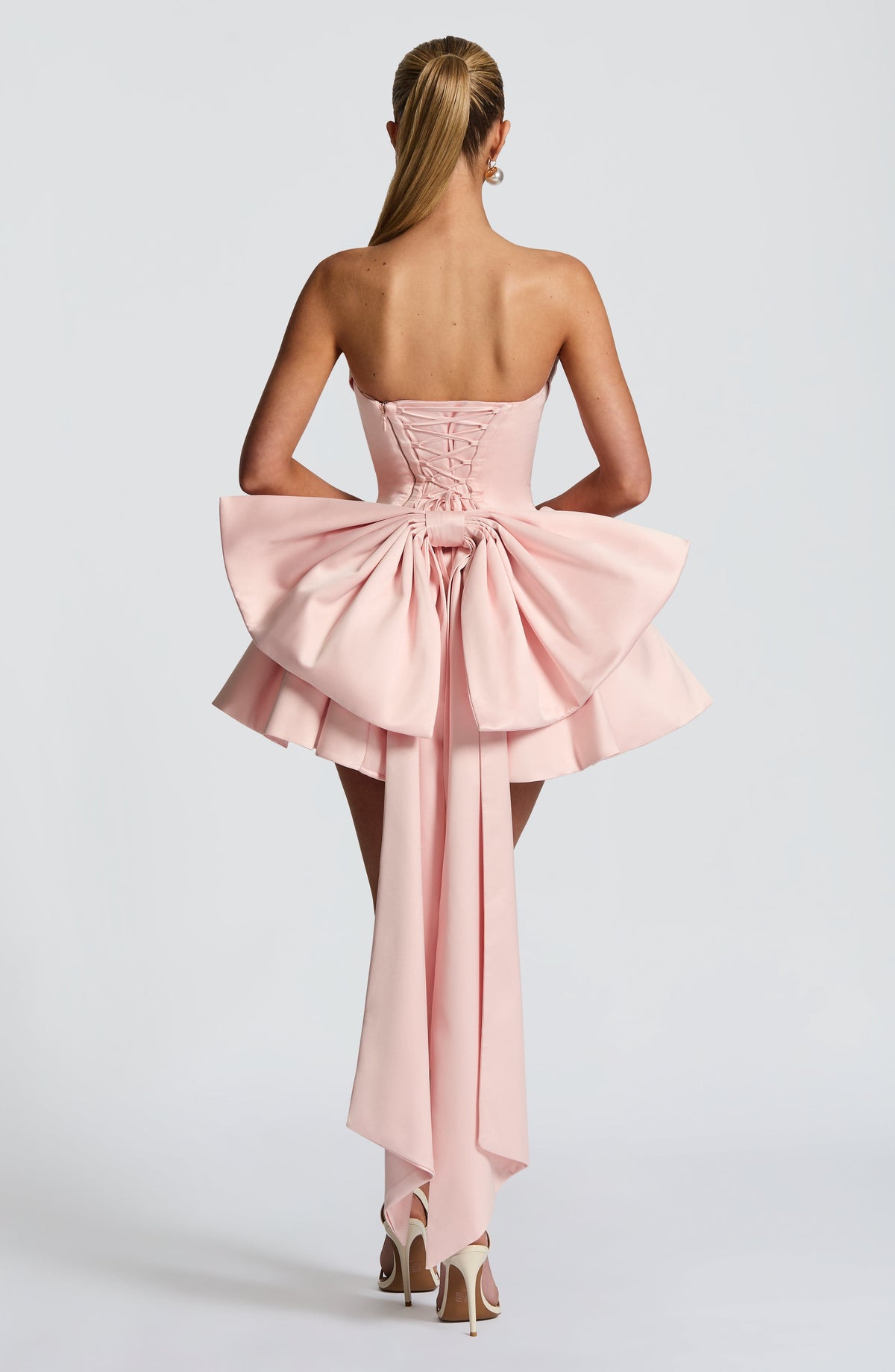 Trinity Mini Dress - Blush Ryvelle