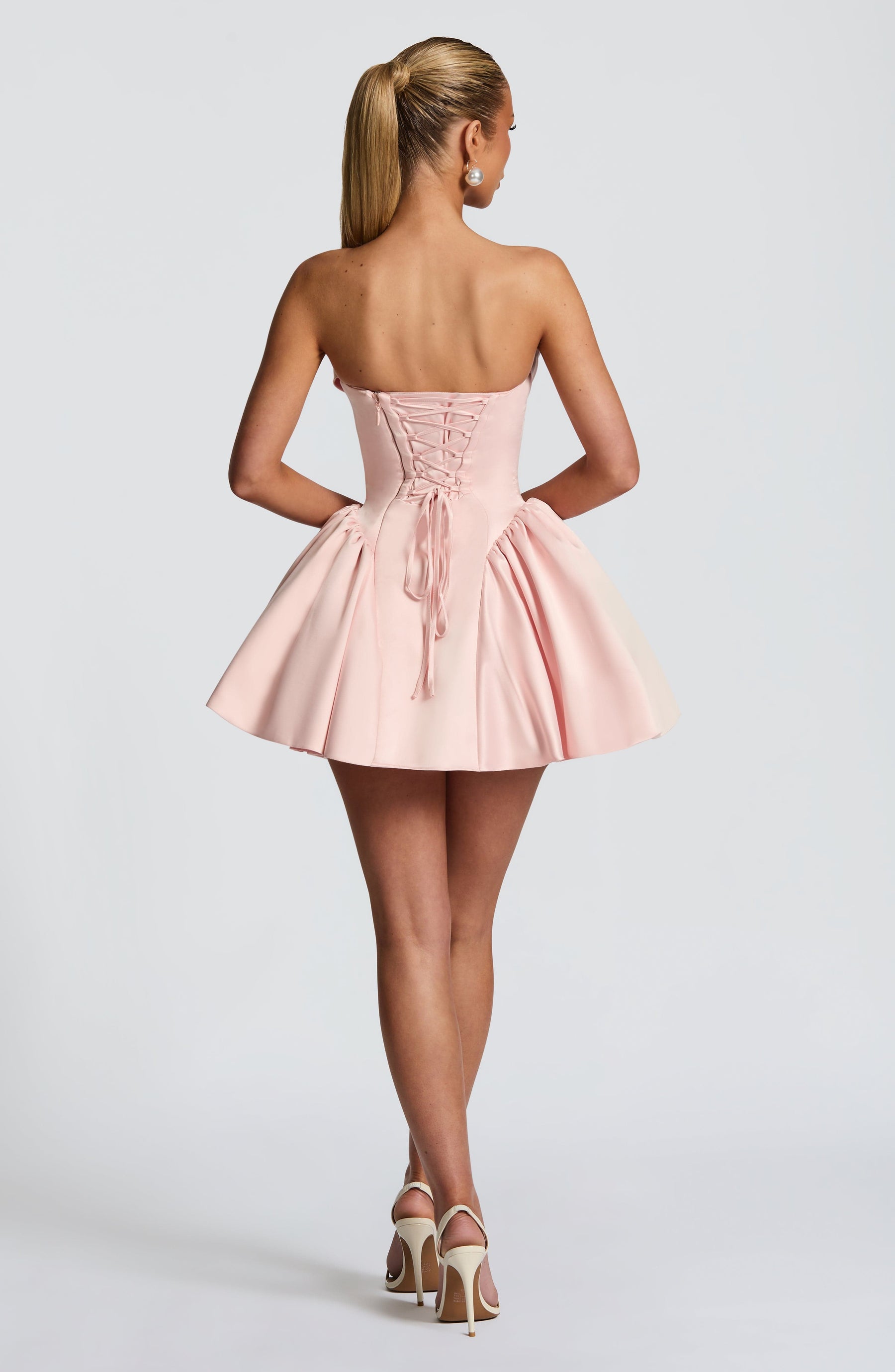 Trinity Mini Dress - Blush Ryvelle