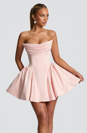 Trinity Mini Dress - Blush Ryvelle